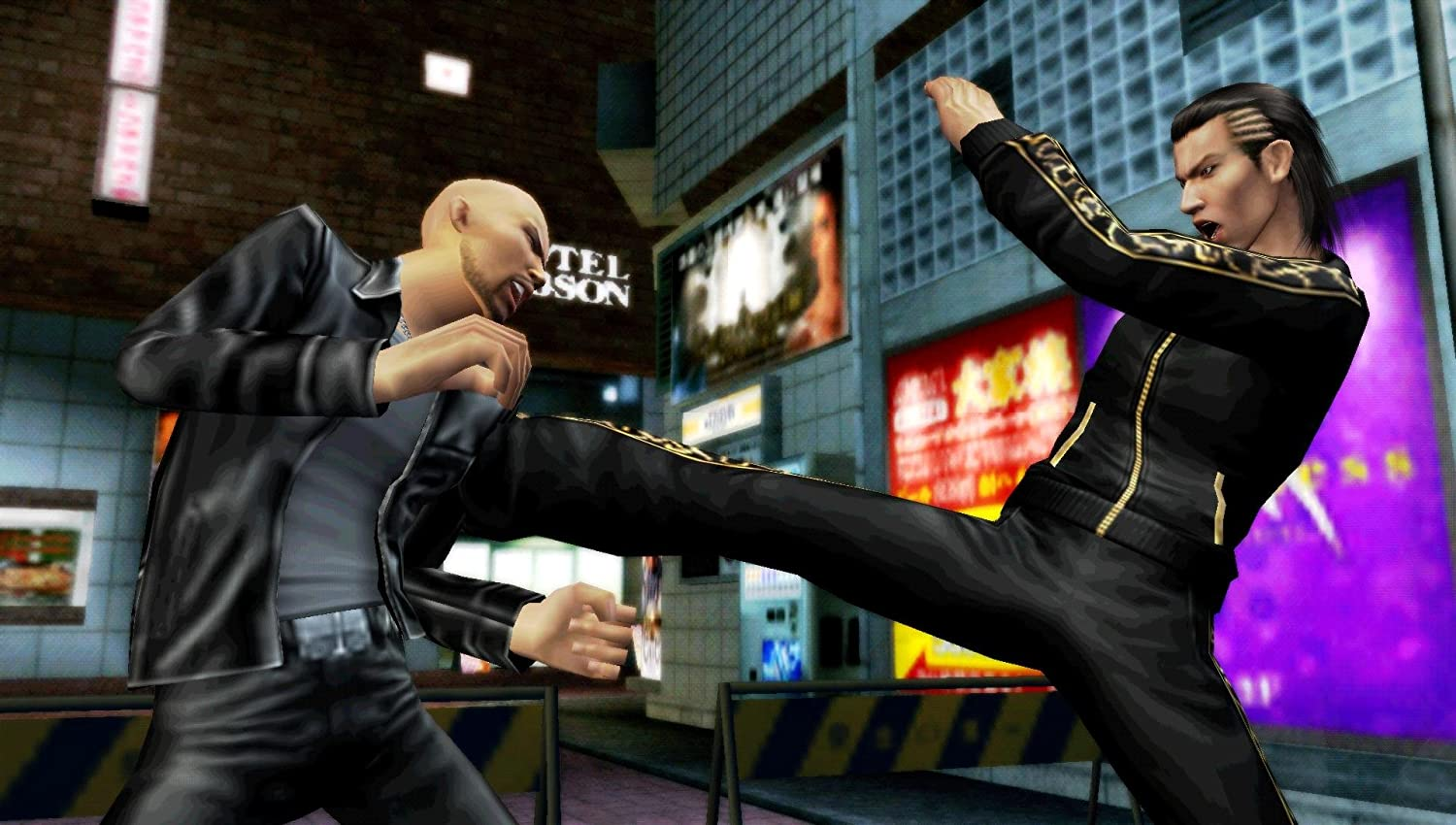 A gameplay screenshot from Kurohyō: Ryū ga Gotoku.